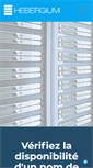 Mobile Screenshot of hebergium.com